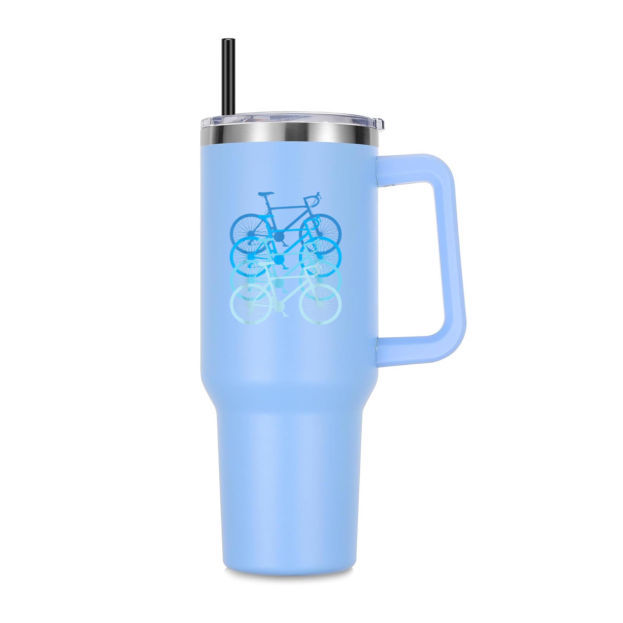 Bicycle Racer Cycling Biker 40oz Stainless Steel Tumbler