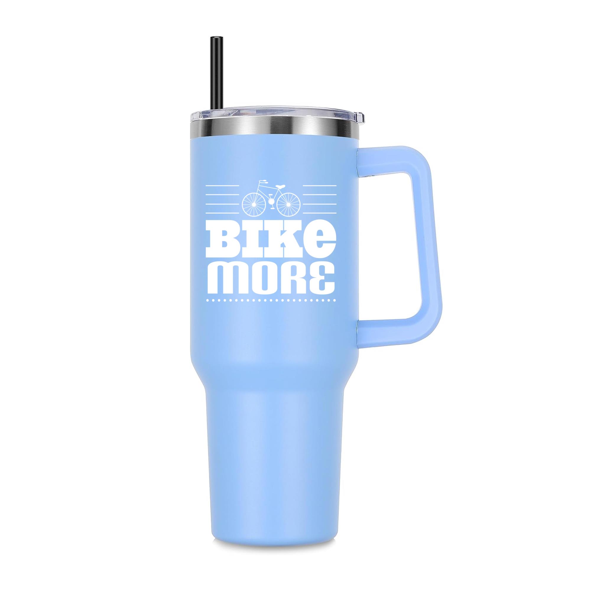 Cycling Bike More Earth Day 40oz Stainless Steel Tumbler