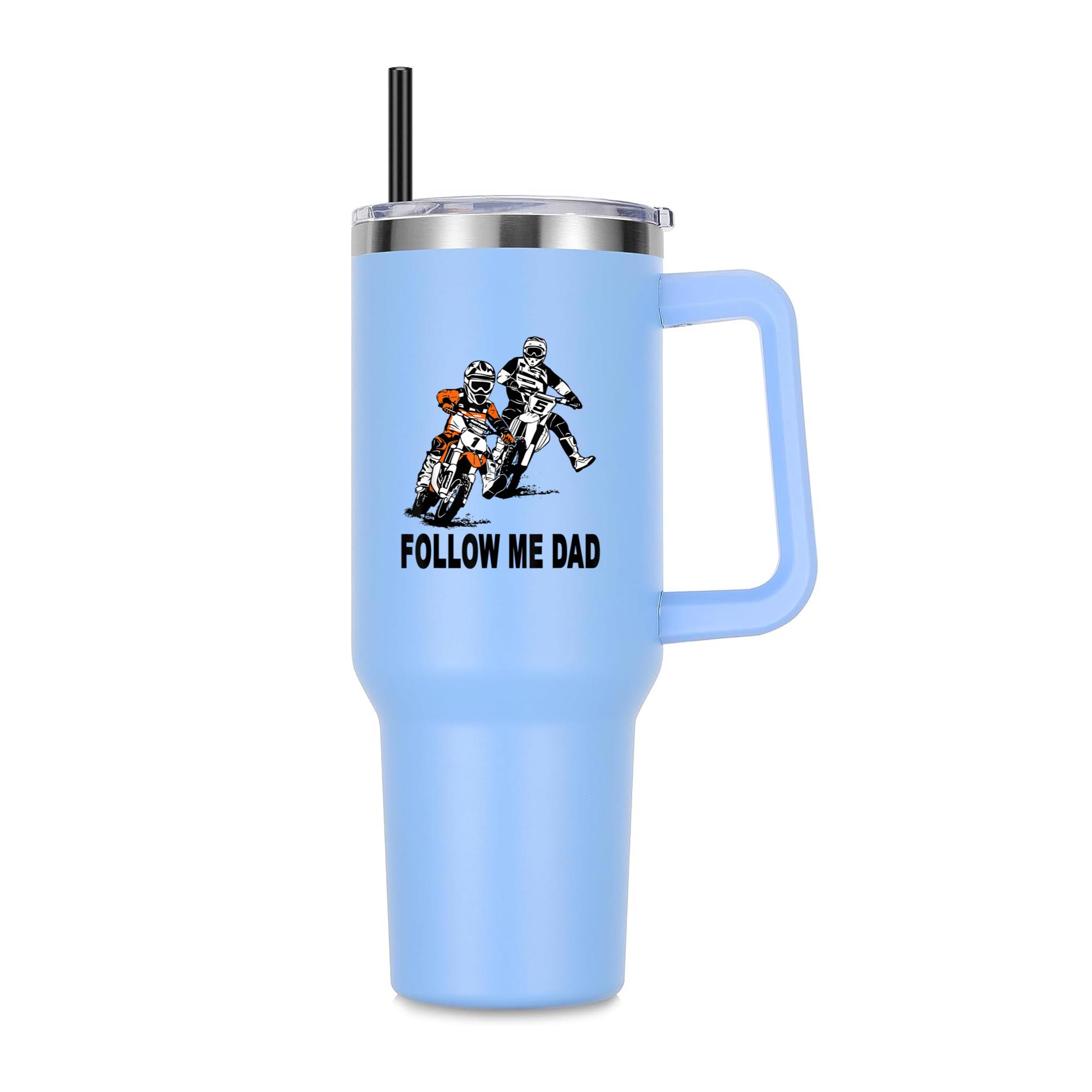 Father And Son Motocross Bike 40oz Stainless Steel Tumbler