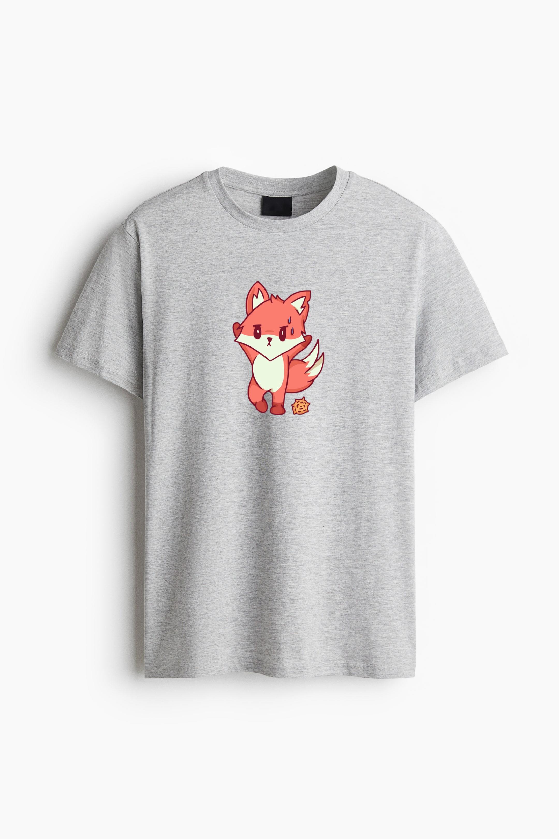 Fox Color Stroke Gym Sweat Classic Regular Fit T-Shirt