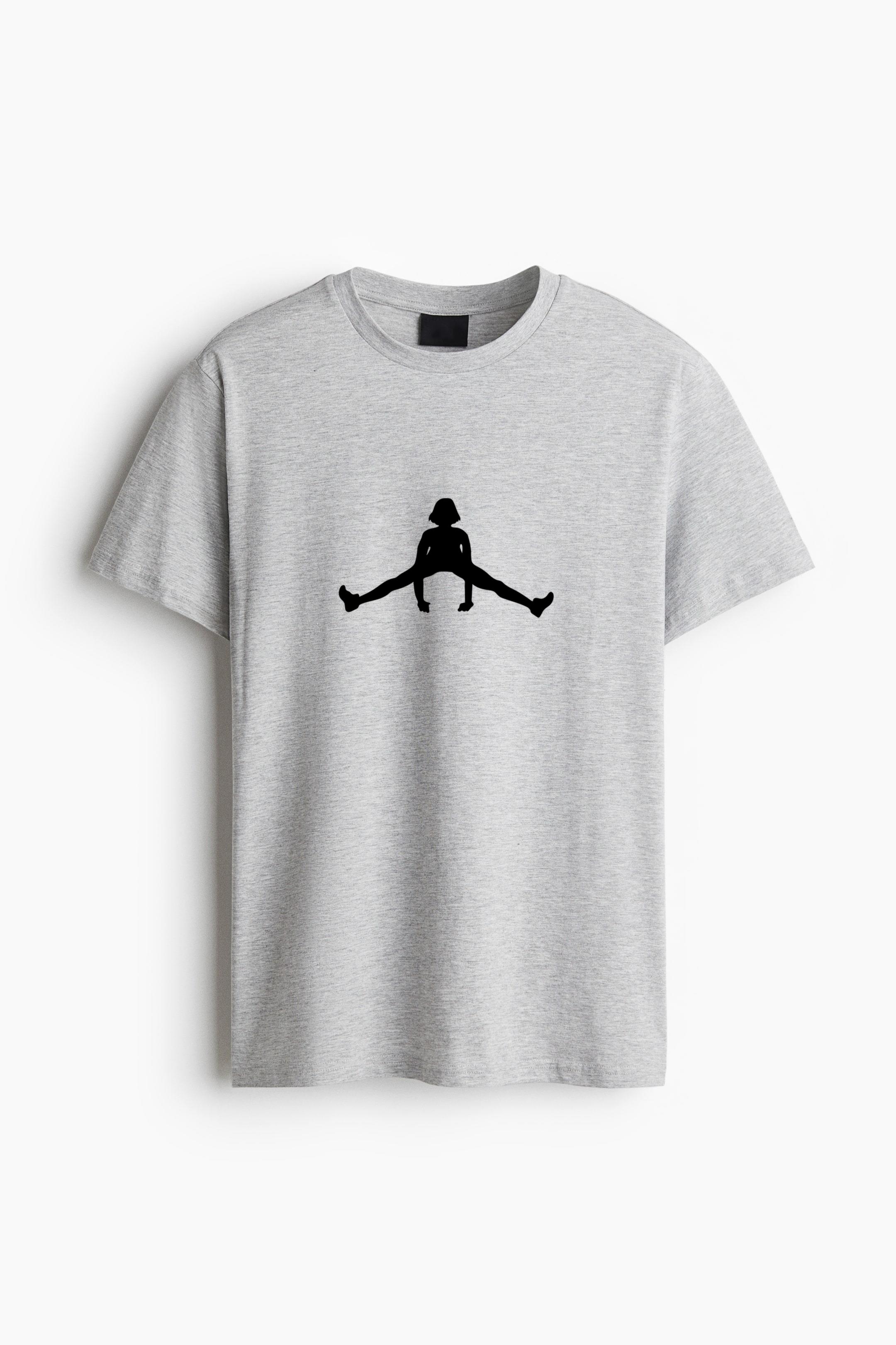 Girl Doing Side Split Silhouette Classic Regular Fit T-Shirt