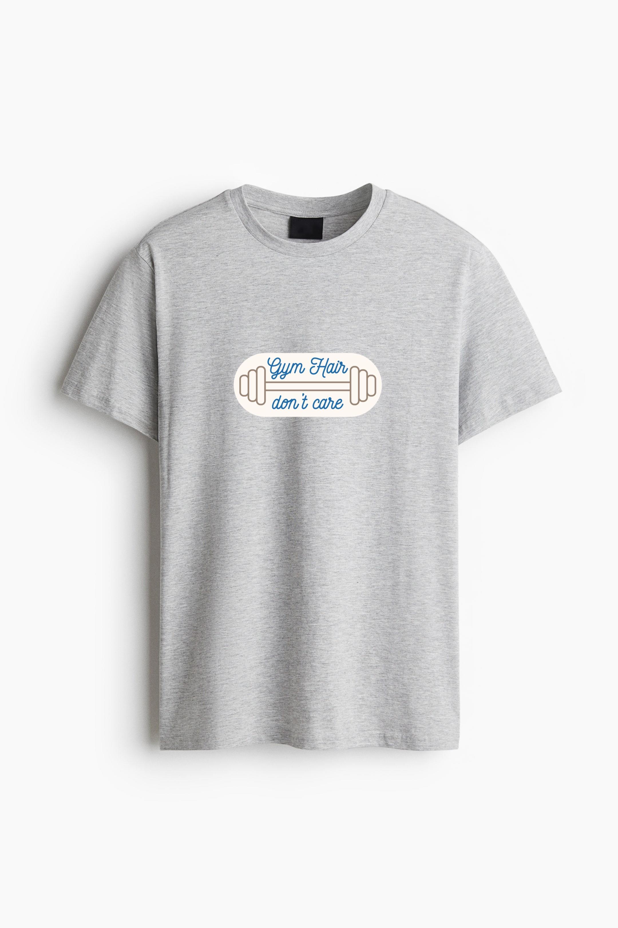 Gym Hair Flat Quote Classic Regular Fit T-Shirt