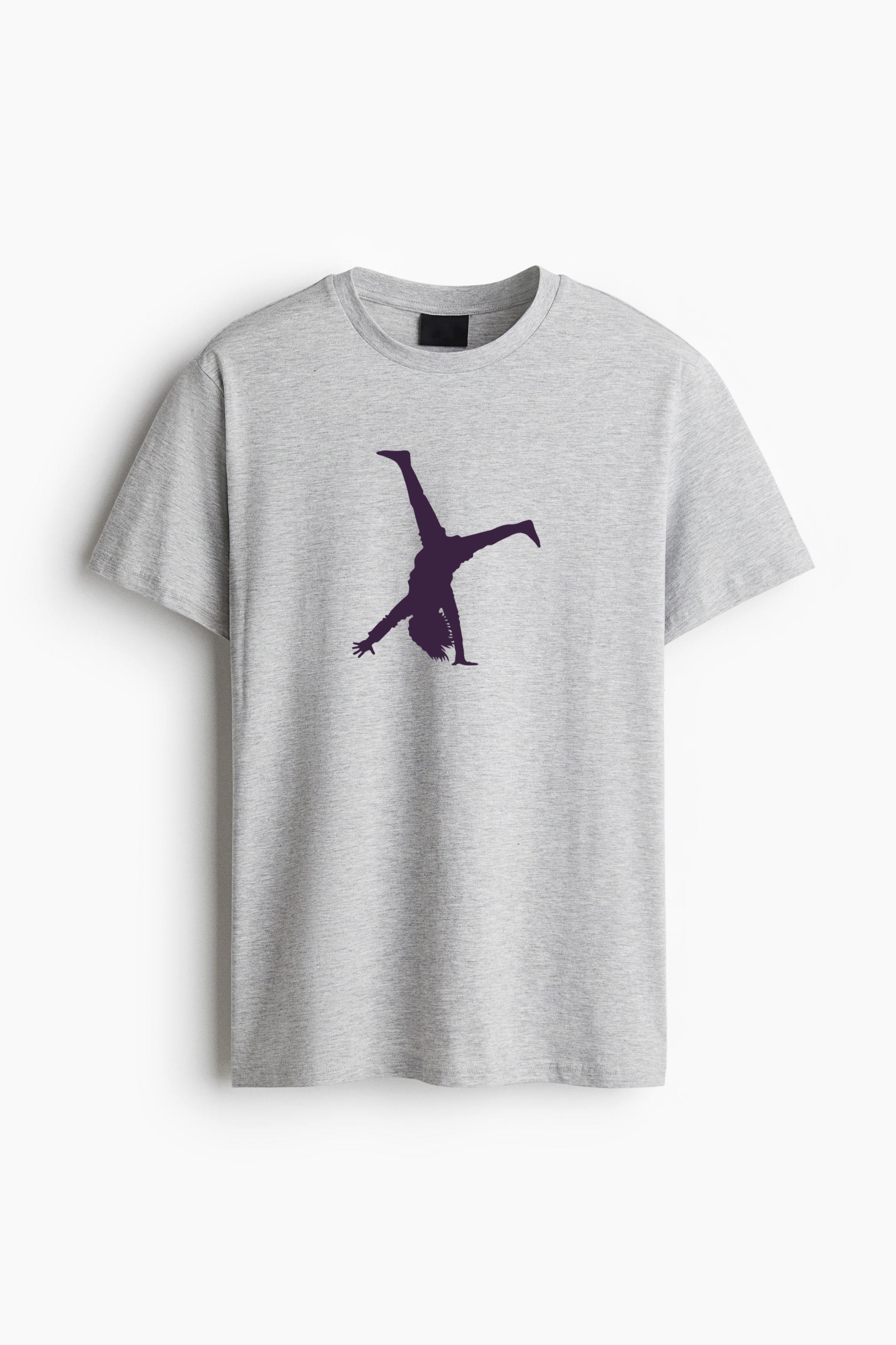 Gymnastics Cartwheel People Silhouette Classic Regular Fit T-Shirt
