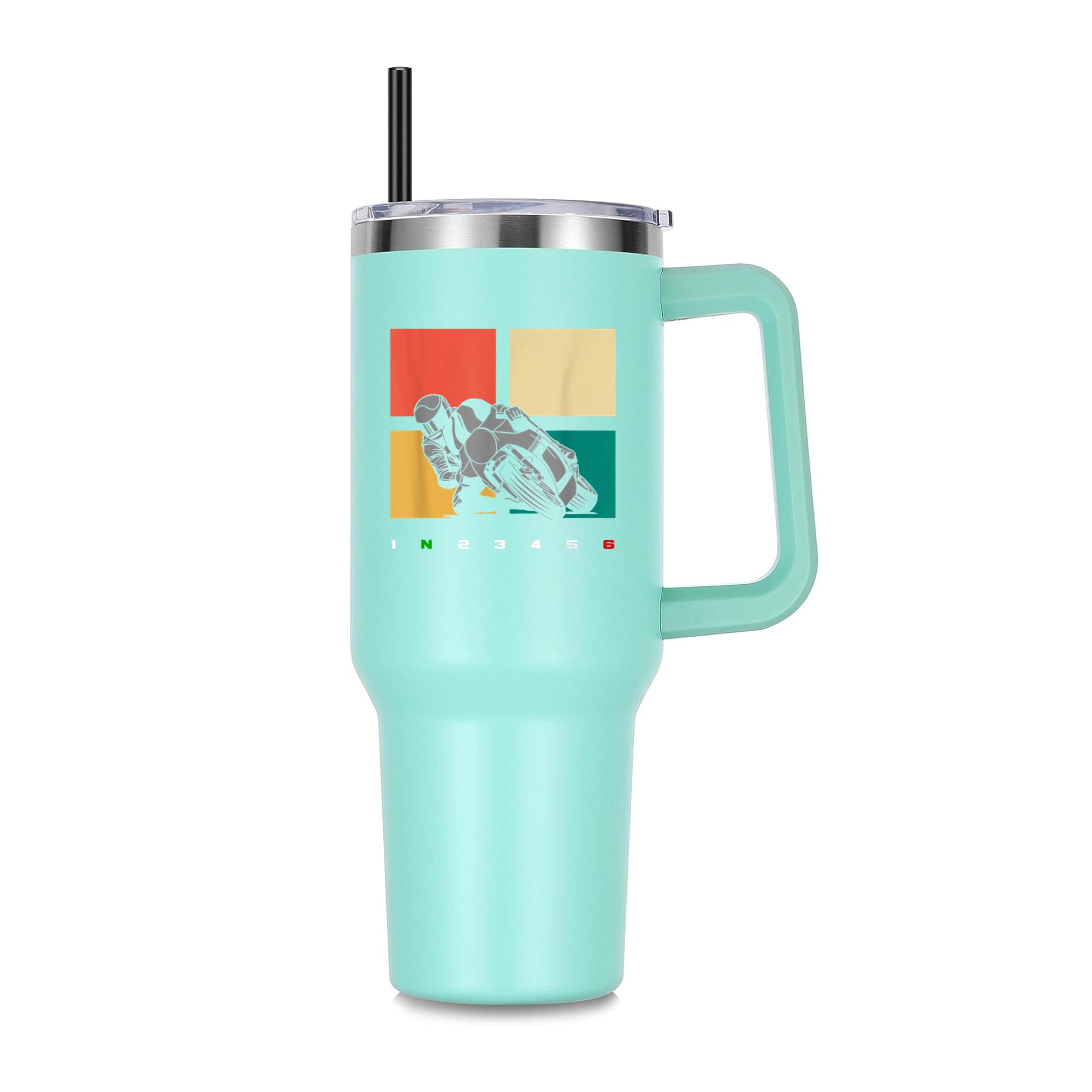 Motorcycle Apparel Biker 40oz Stainless Steel Tumbler - Image 3