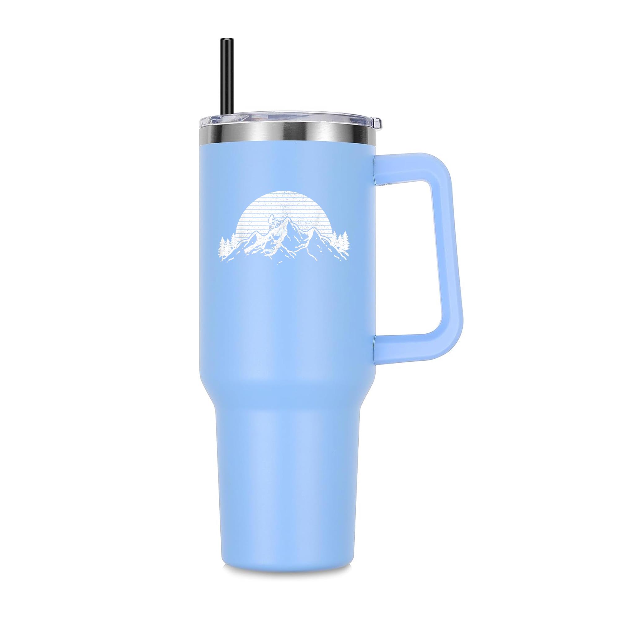 Mountain Bike Bicycle Cycling 40oz Stainless Steel Tumbler