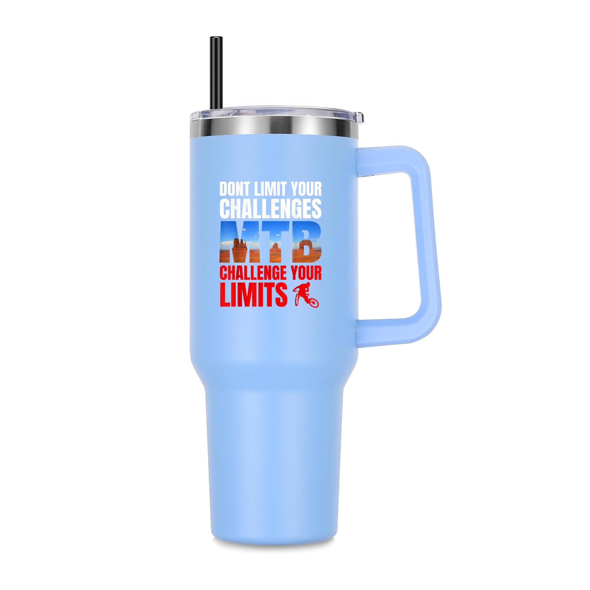 MTB MOUNTAIN BIKE T-Shirt BIKING GIFT BMX Shirt UT Jersey 40oz Stainless Steel Tumbler