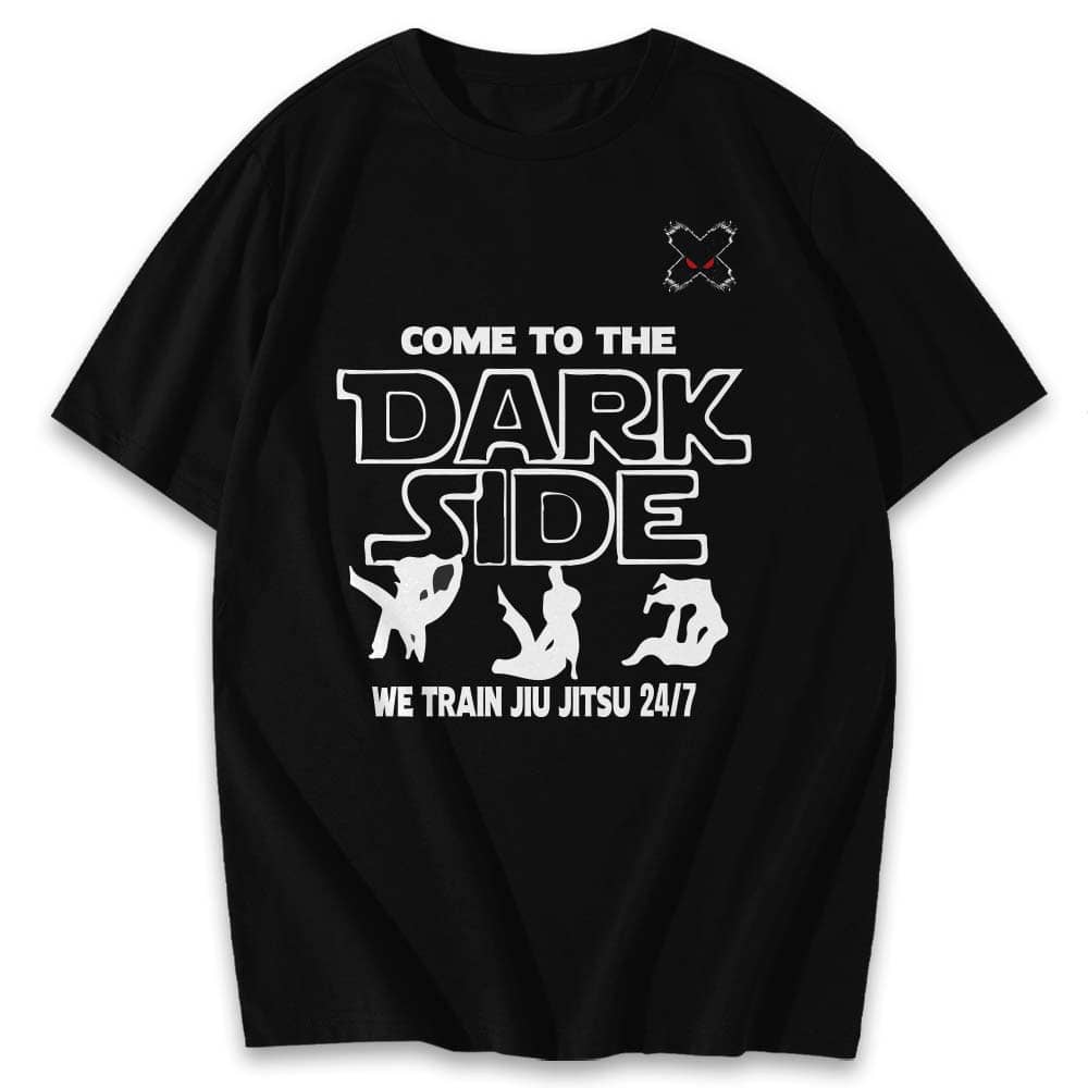 Bold Dark Side Jiu Jitsu Shirt - Airlume Cotton, Various Sizes