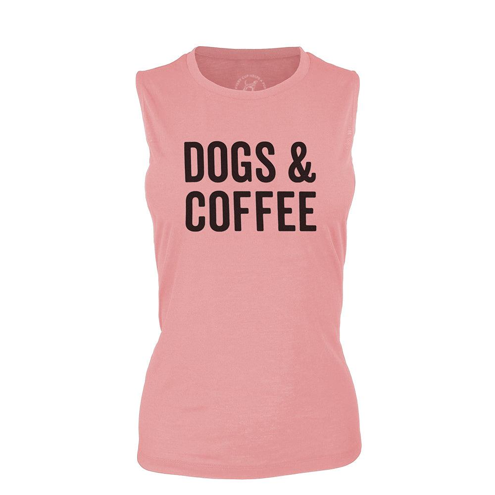 Dog & Coffee Sleeveless Top for Women