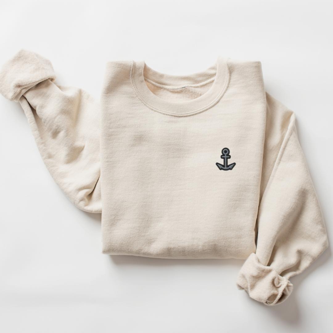 Anchor Embroidered Sweatshirt