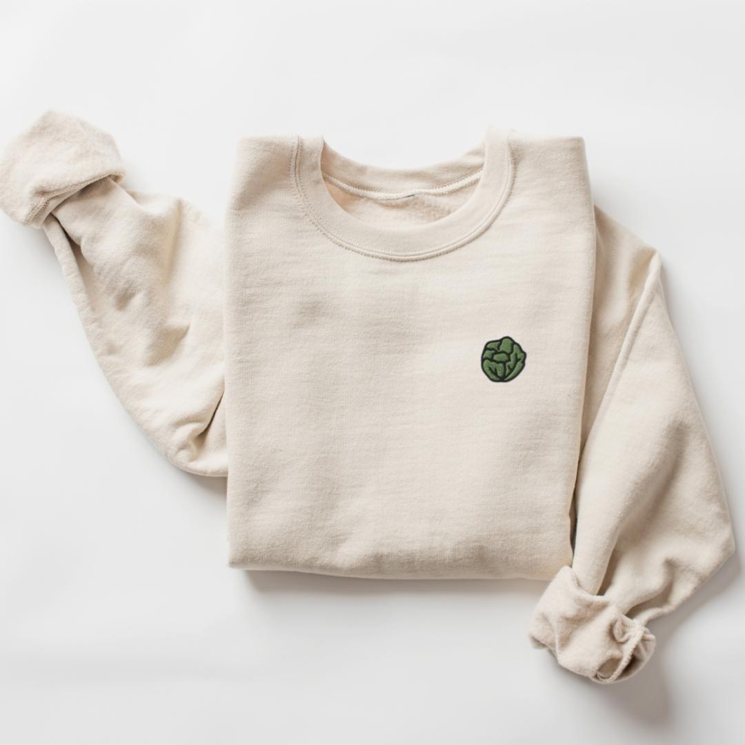 Lettuce Embroidered Sweatshirt