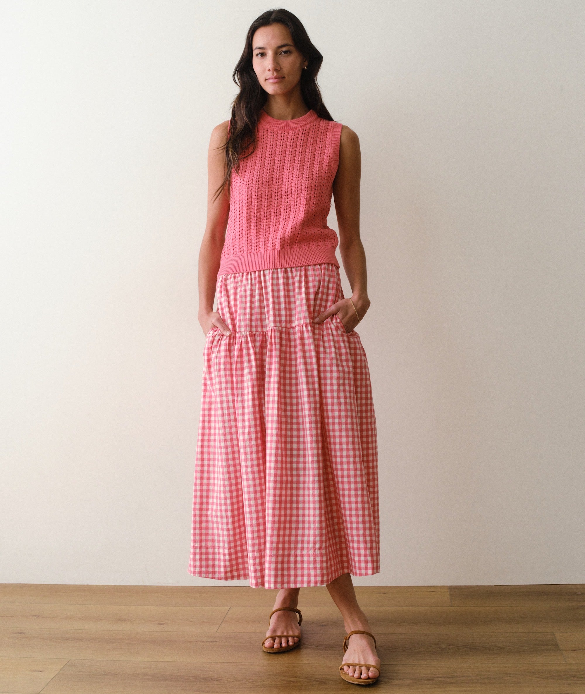 Mina Pointelle Sweater Tank