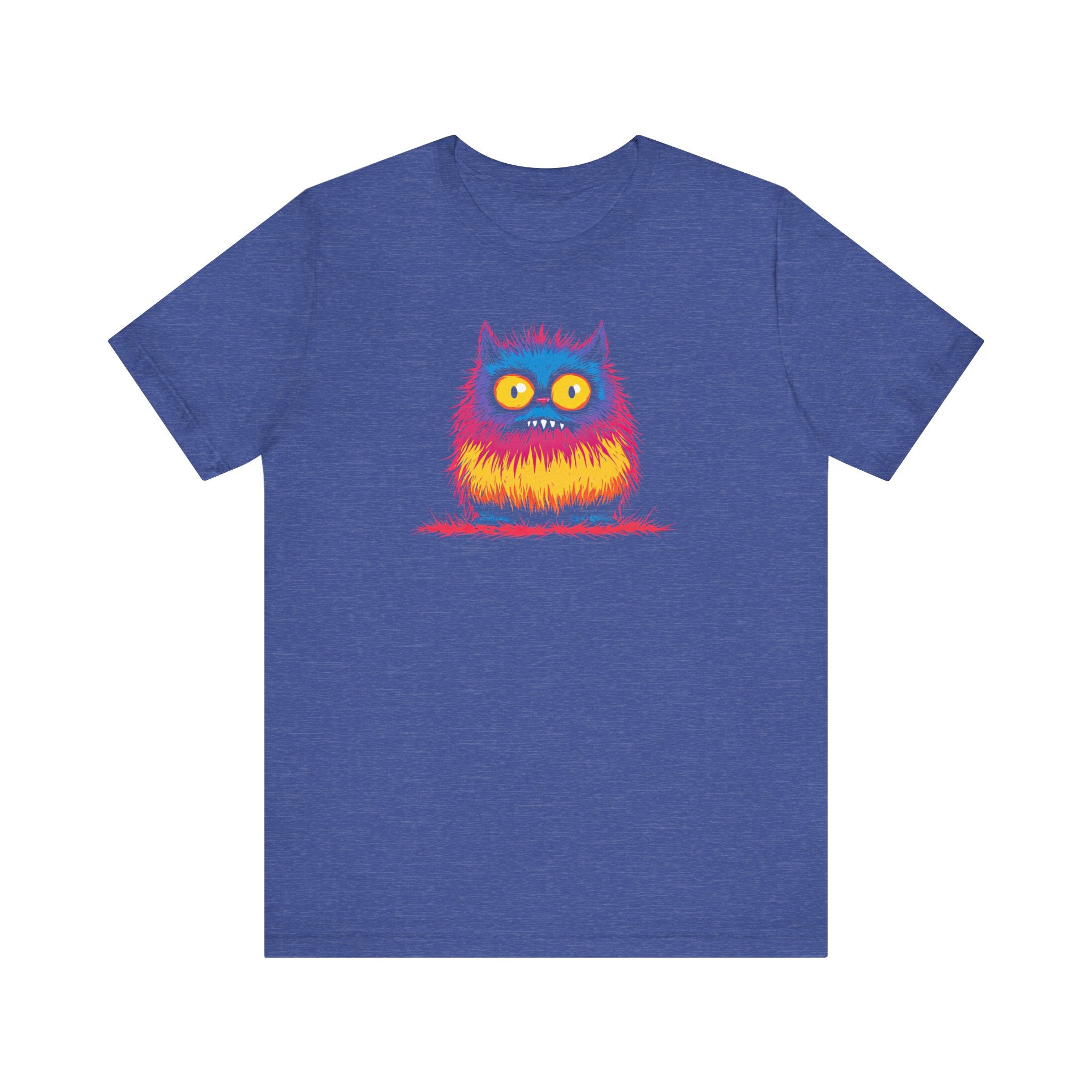 Colorful Fuzzy Monster Graphic Tee