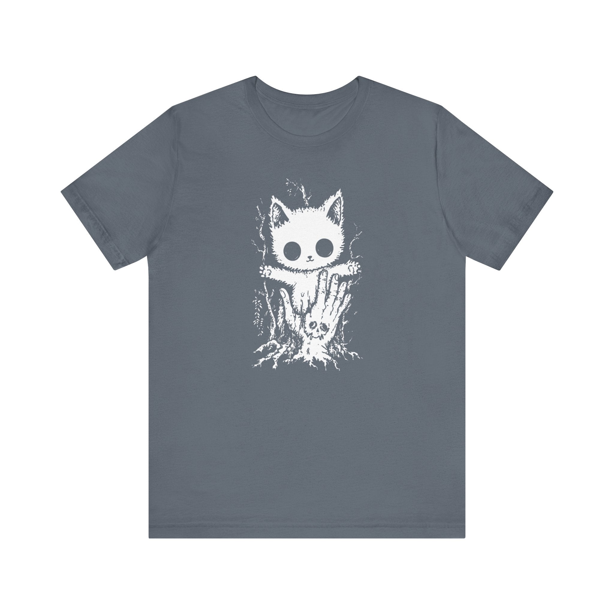 Creepy Cute Cat T-Shirt Spooky and Adorable Design