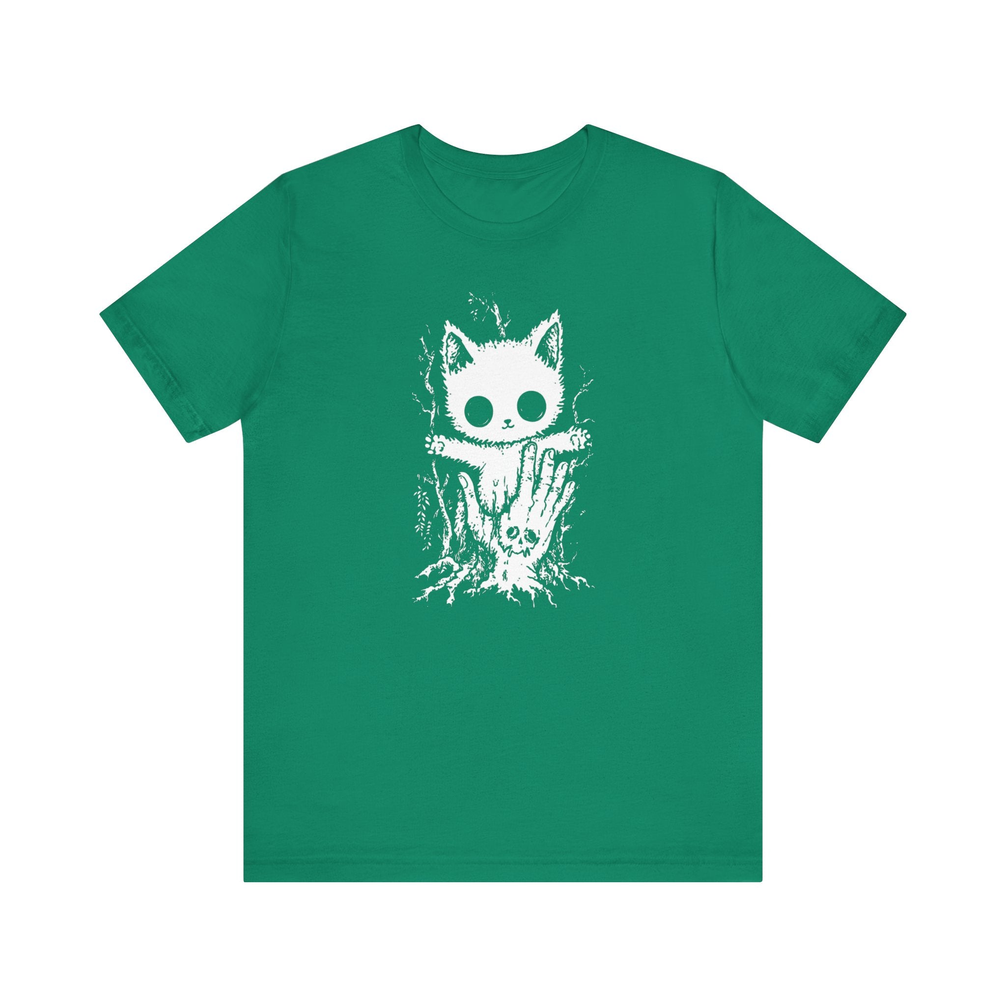 Creepy Cute Cat T-Shirt Spooky and Adorable Design