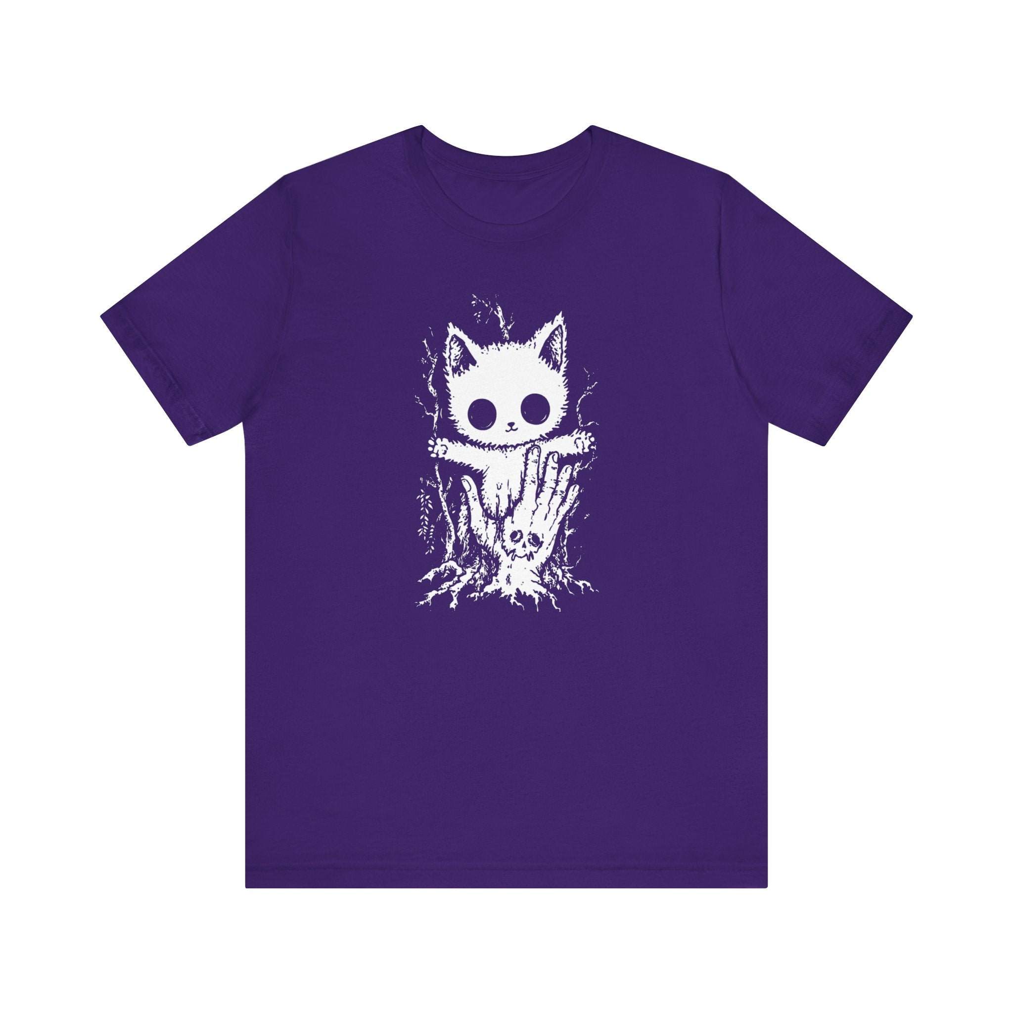 Creepy Cute Cat T-Shirt Spooky and Adorable Design