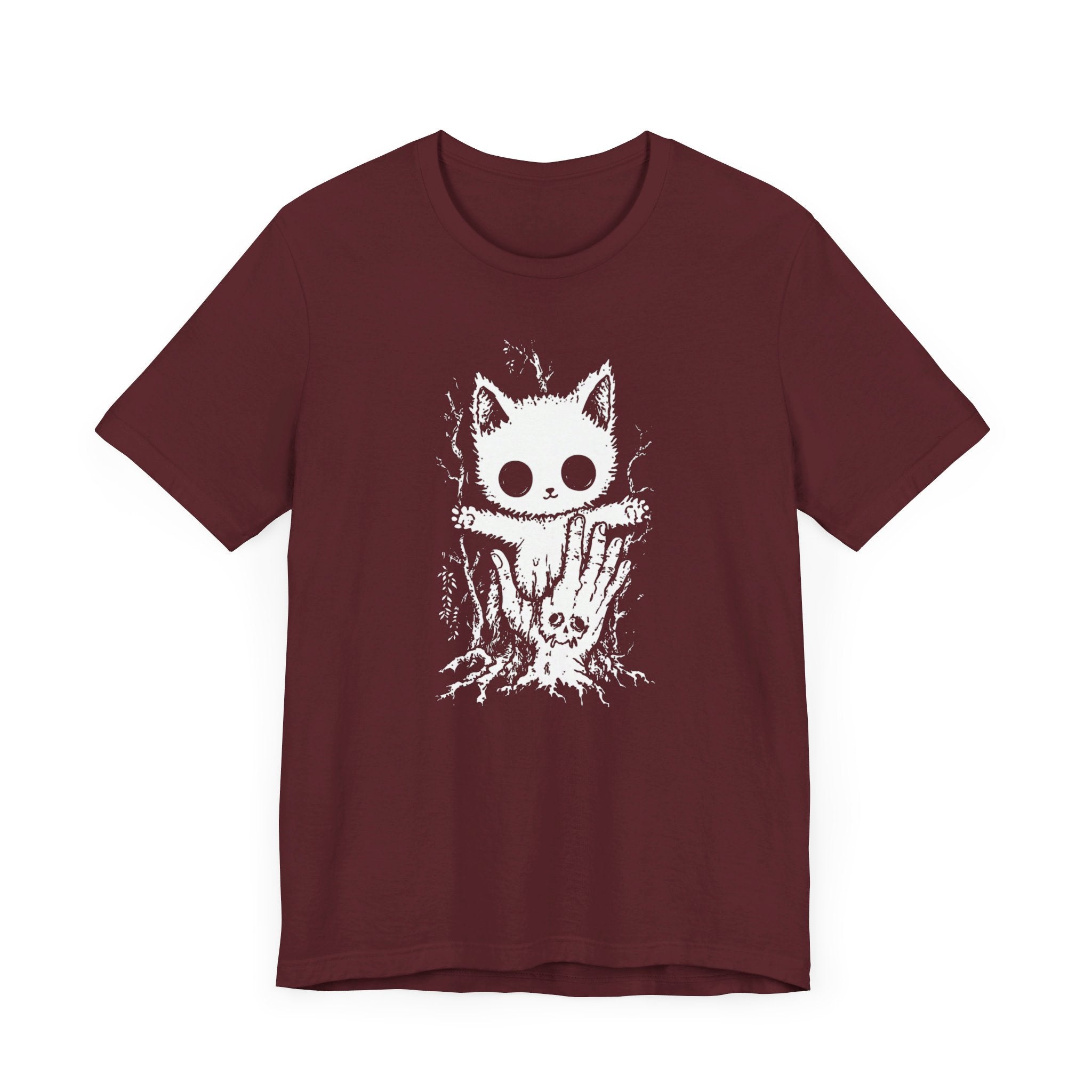 Creepy Cute Cat T-Shirt Spooky and Adorable Design