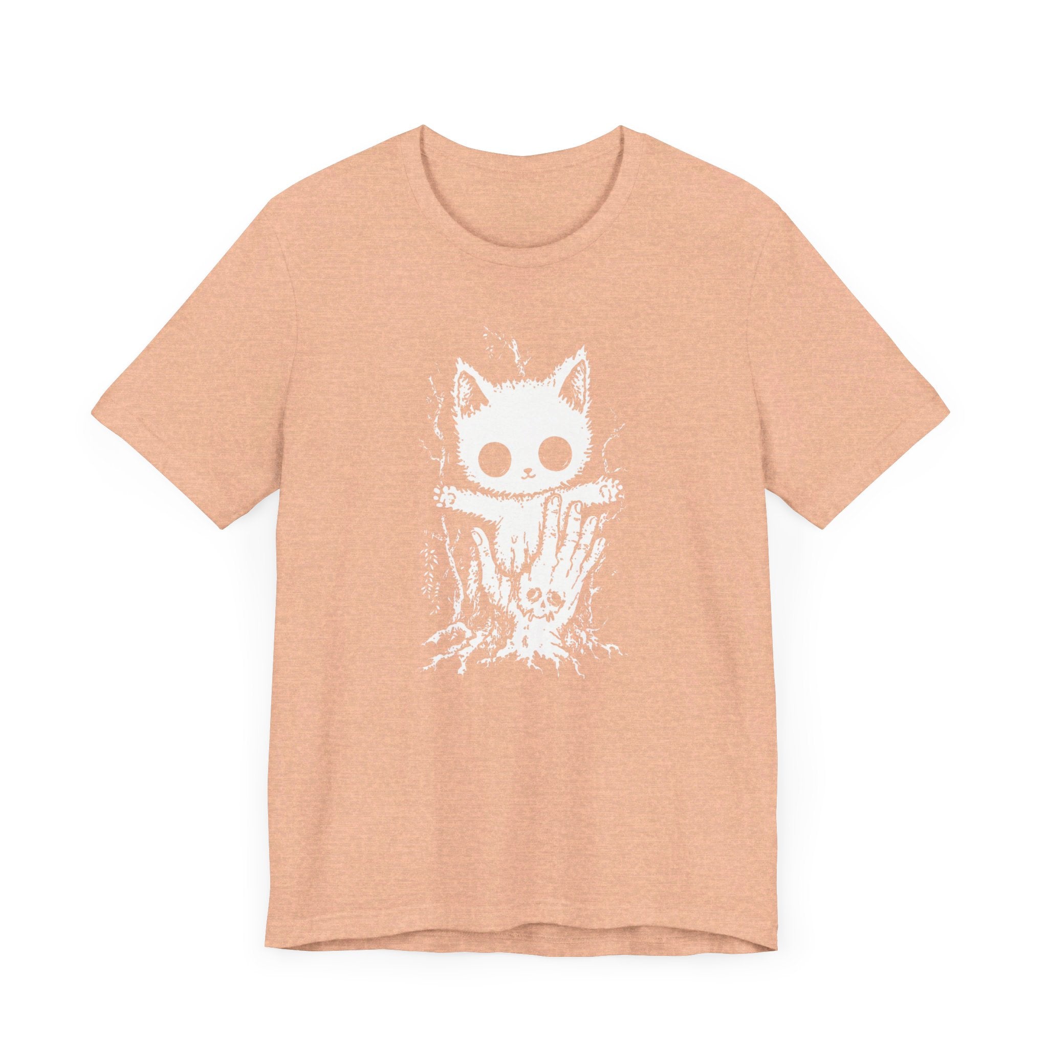 Creepy Cute Cat T-Shirt Spooky and Adorable Design