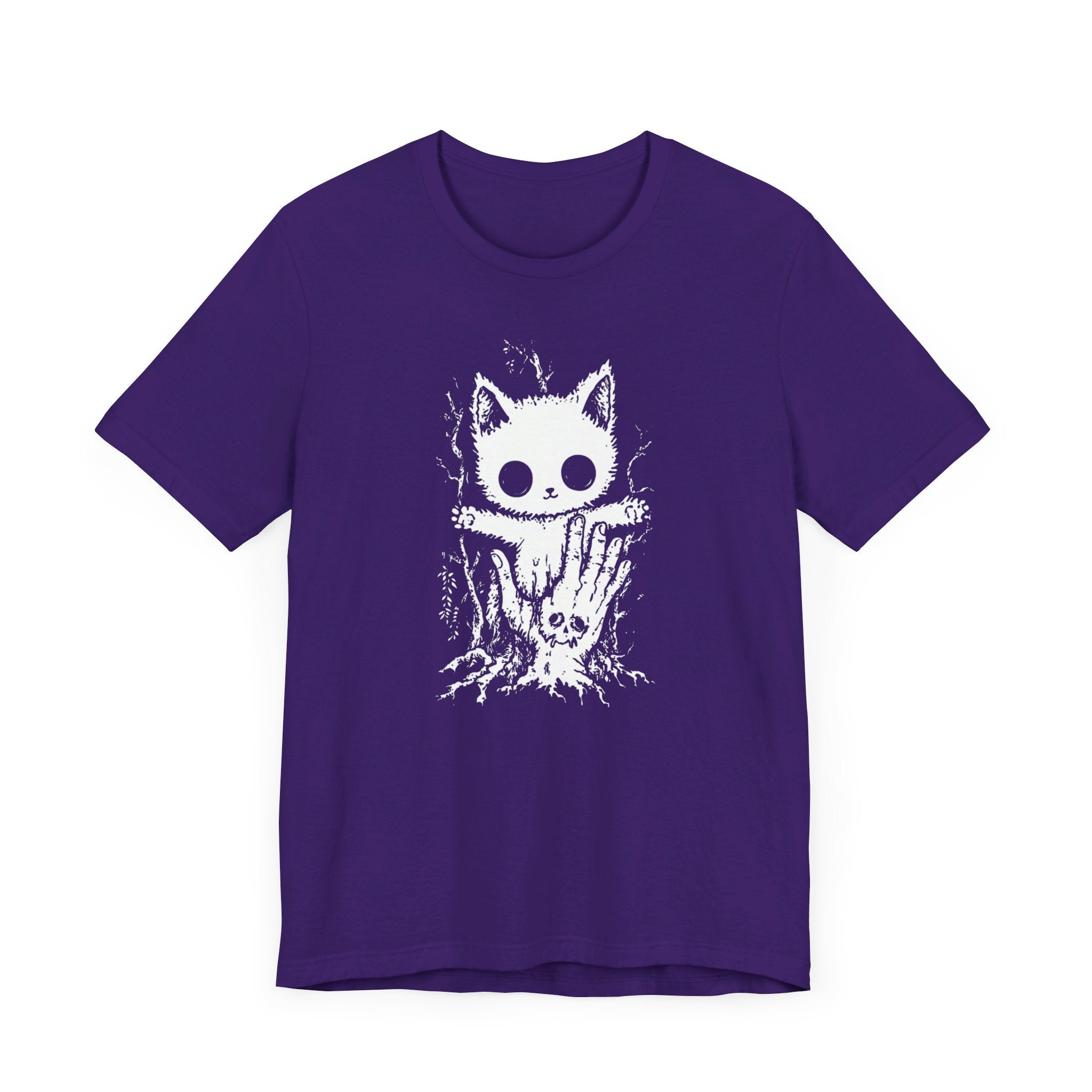 Creepy Cute Cat T-Shirt Spooky and Adorable Design