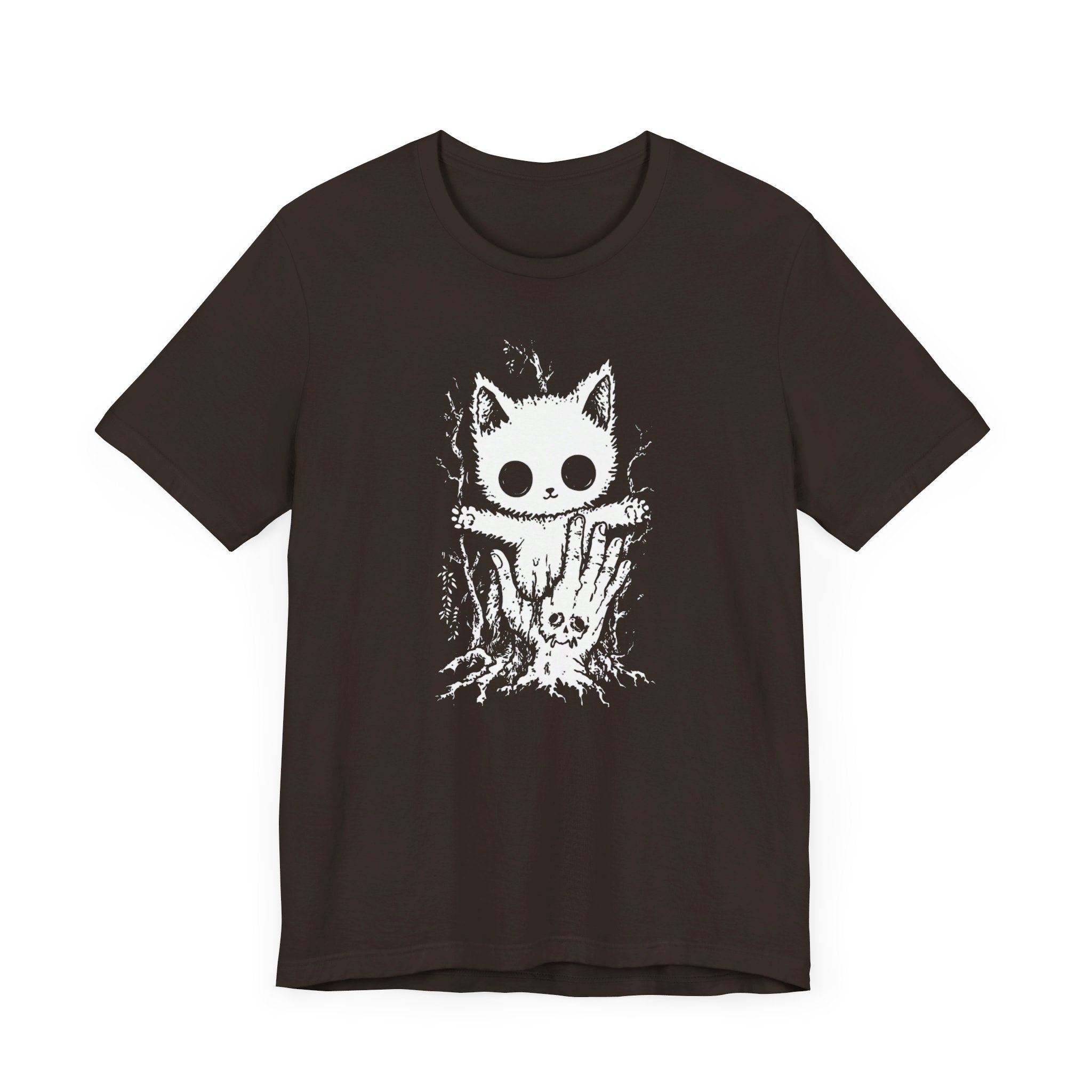 Creepy Cute Cat T-Shirt Spooky and Adorable Design