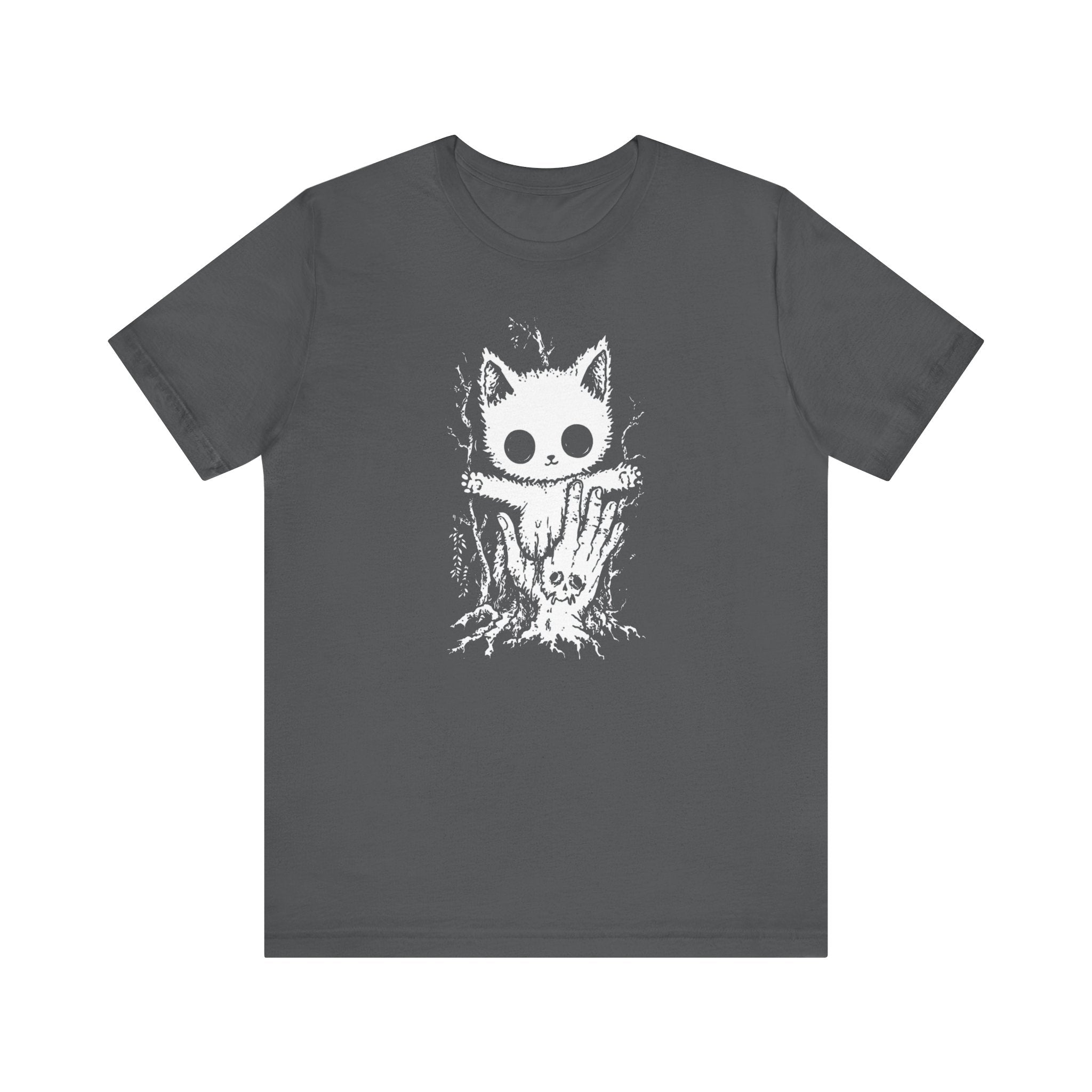 Creepy Cute Cat T-Shirt Spooky and Adorable Design