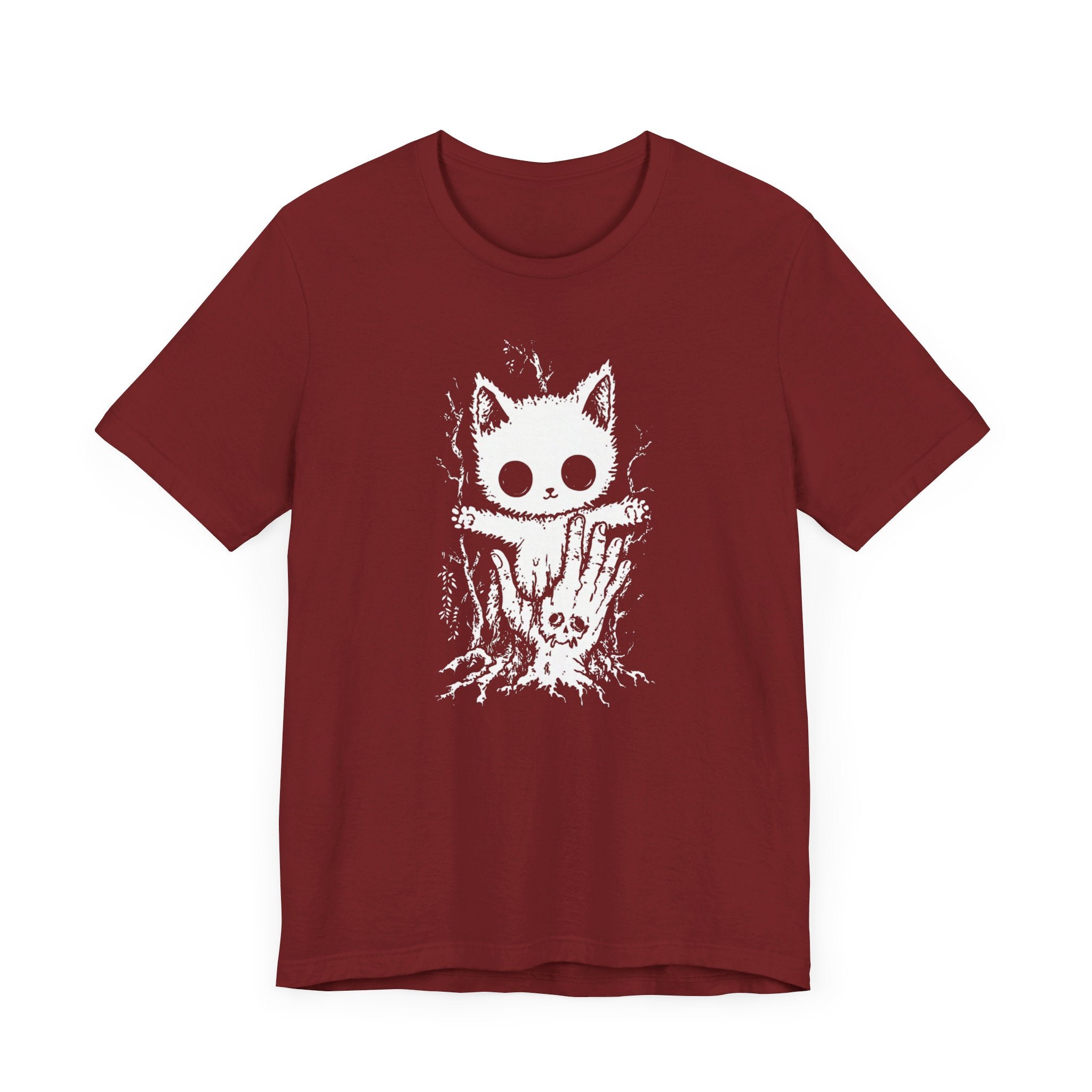 Creepy Cute Cat T-Shirt Spooky and Adorable Design