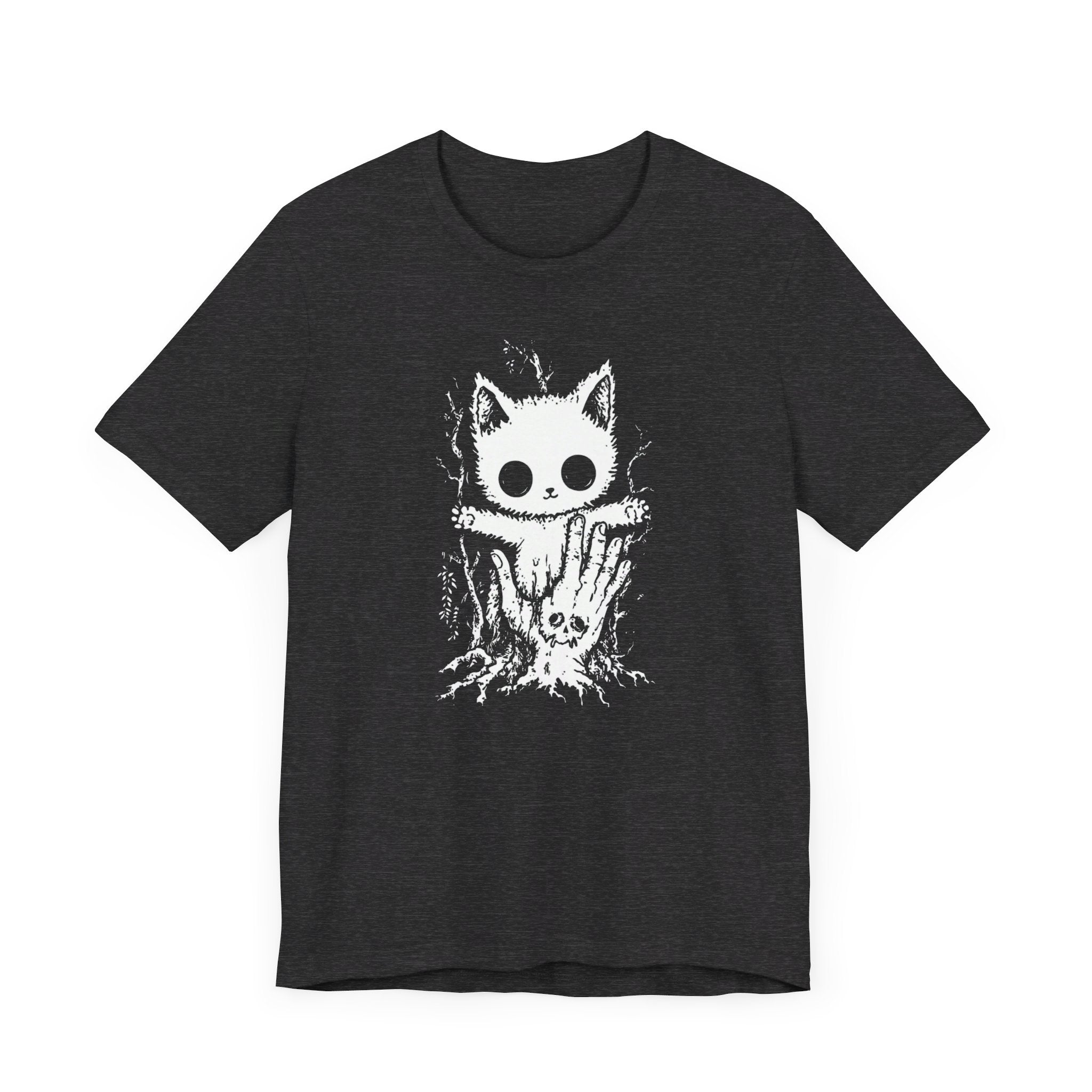 Creepy Cute Cat T-Shirt Spooky and Adorable Design
