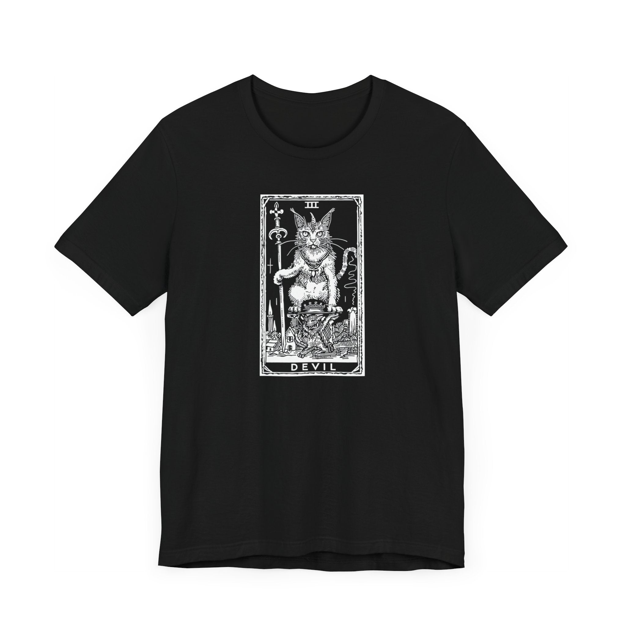 Devil Tarot Cat T-Shirt