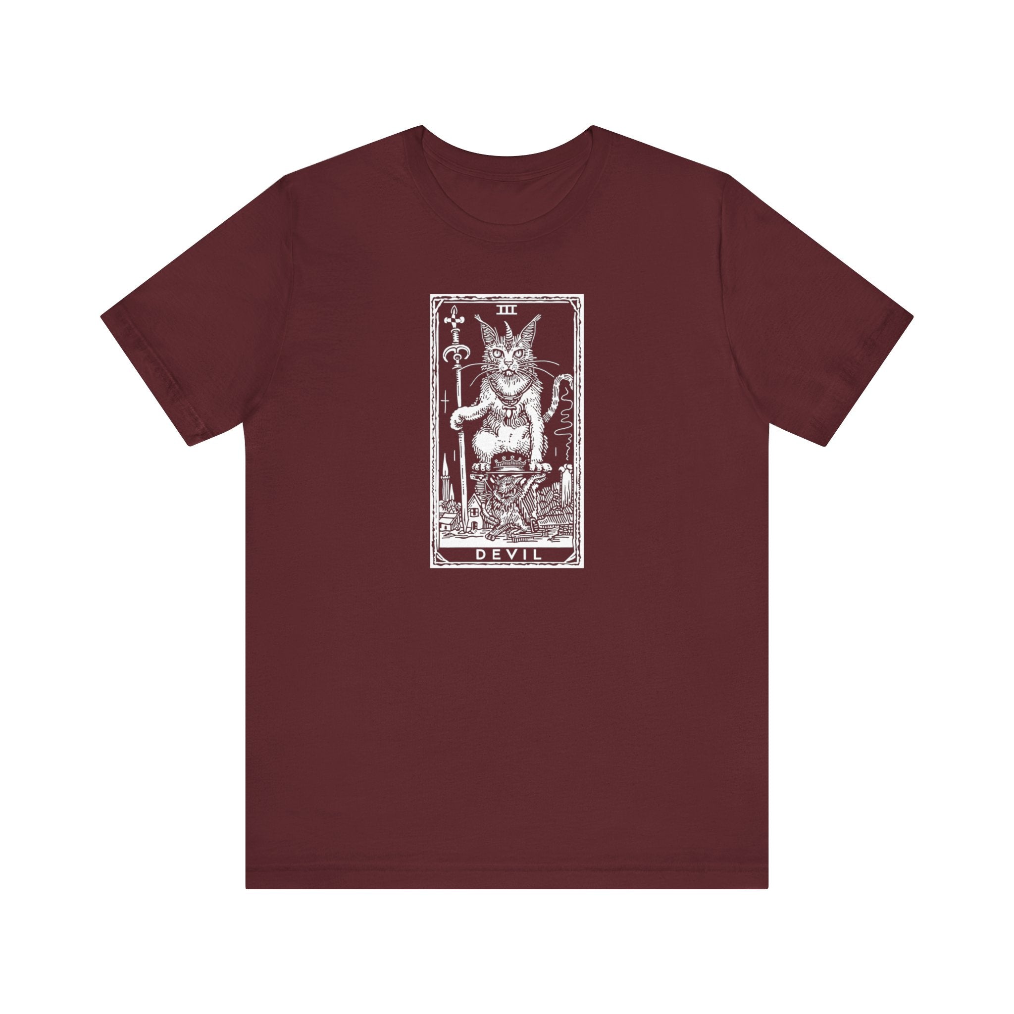 Devil Tarot Cat T-Shirt