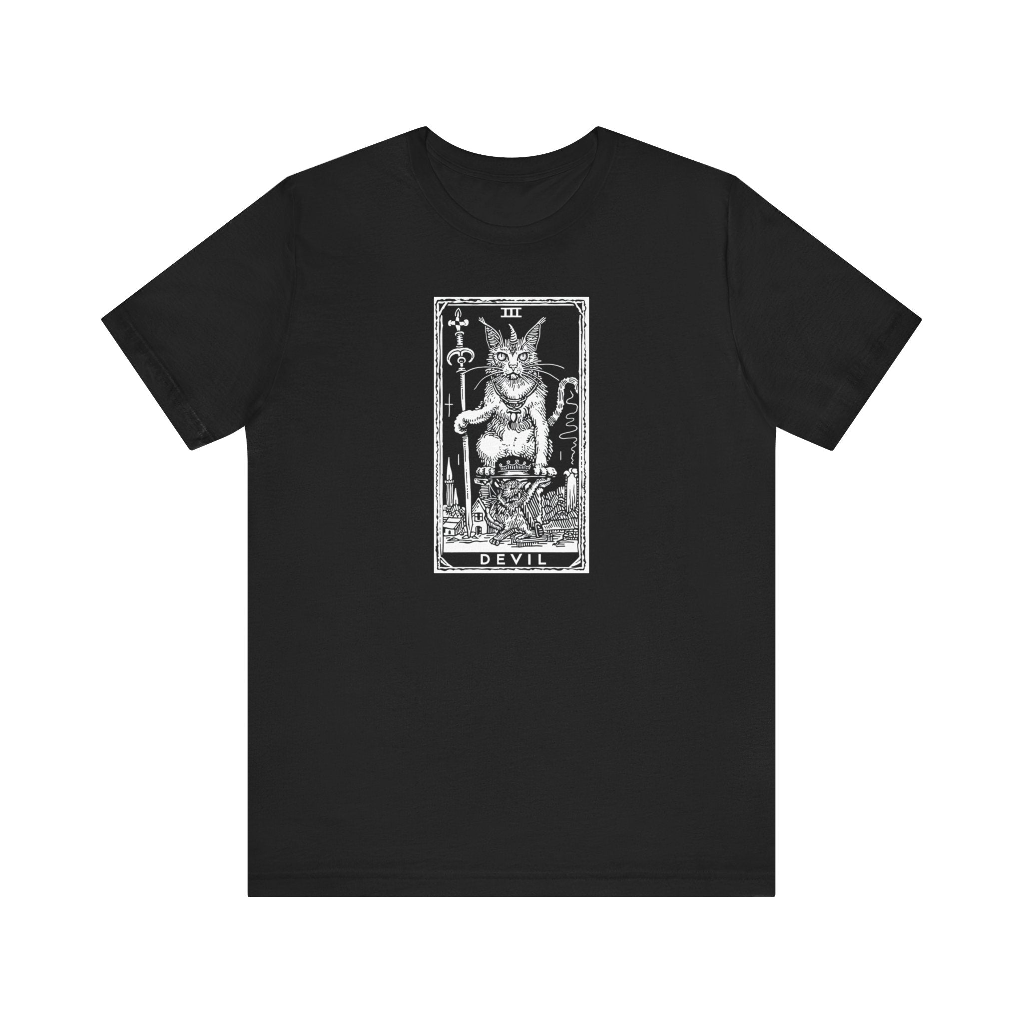 Devil Tarot Cat T-Shirt