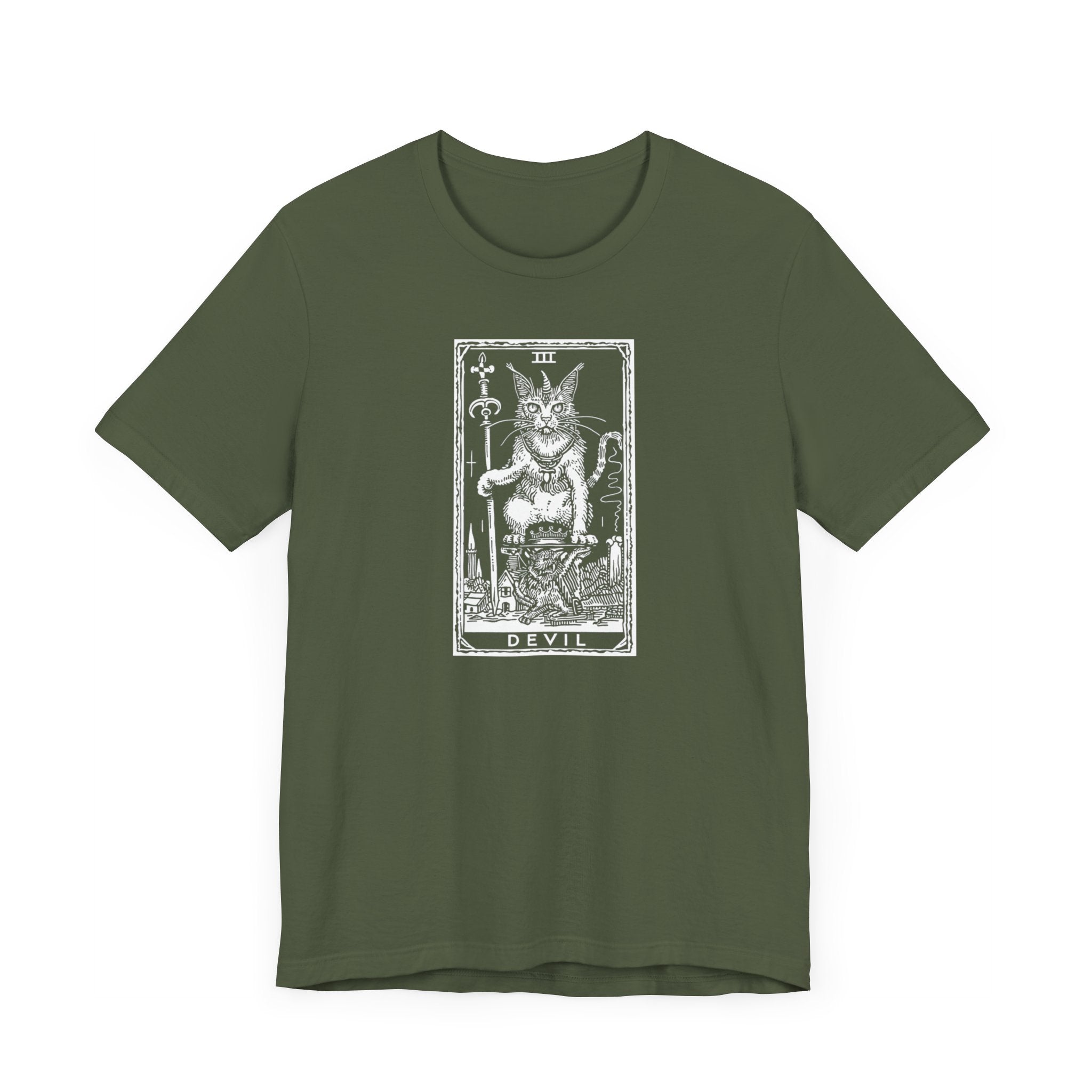 Devil Tarot Cat T-Shirt