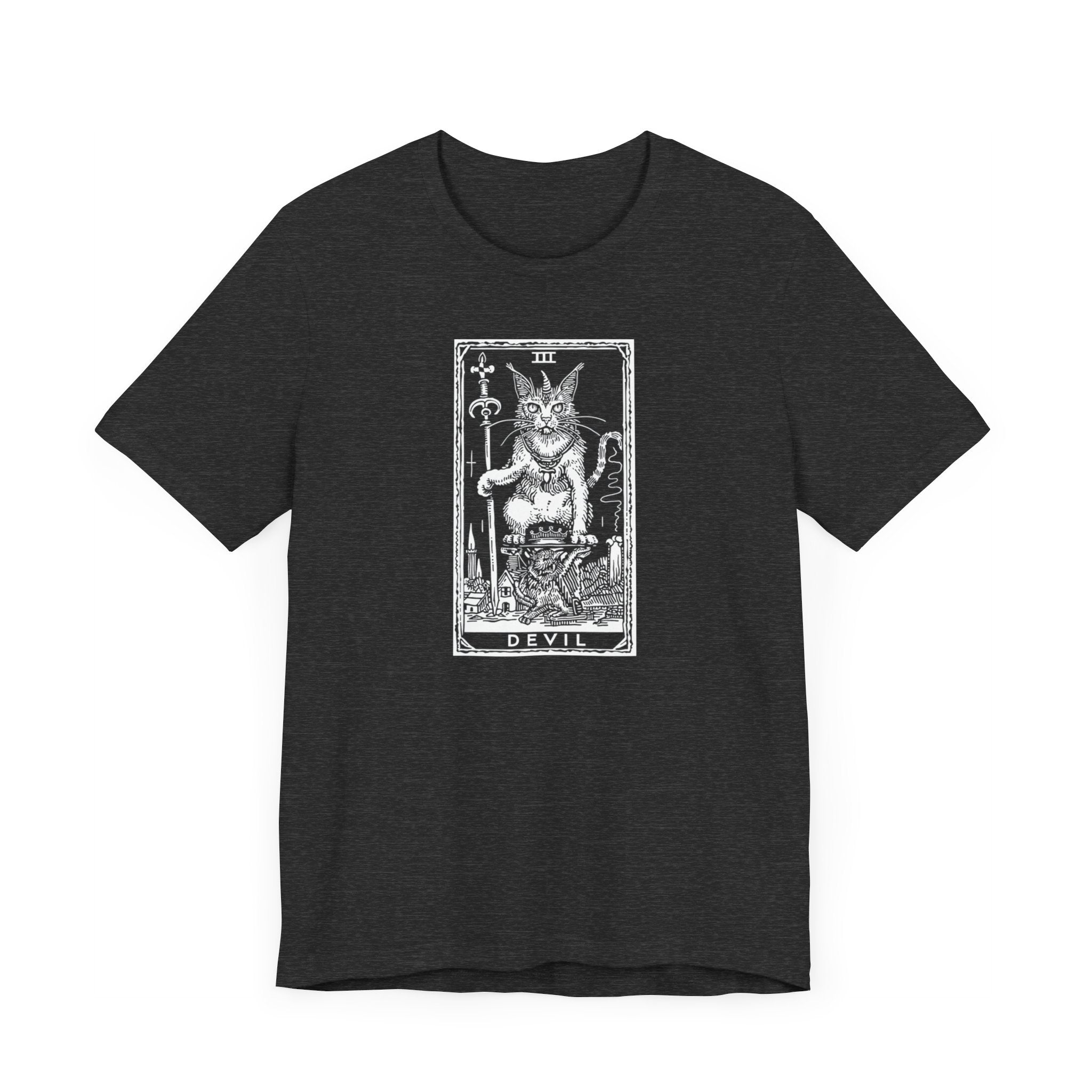 Devil Tarot Cat T-Shirt