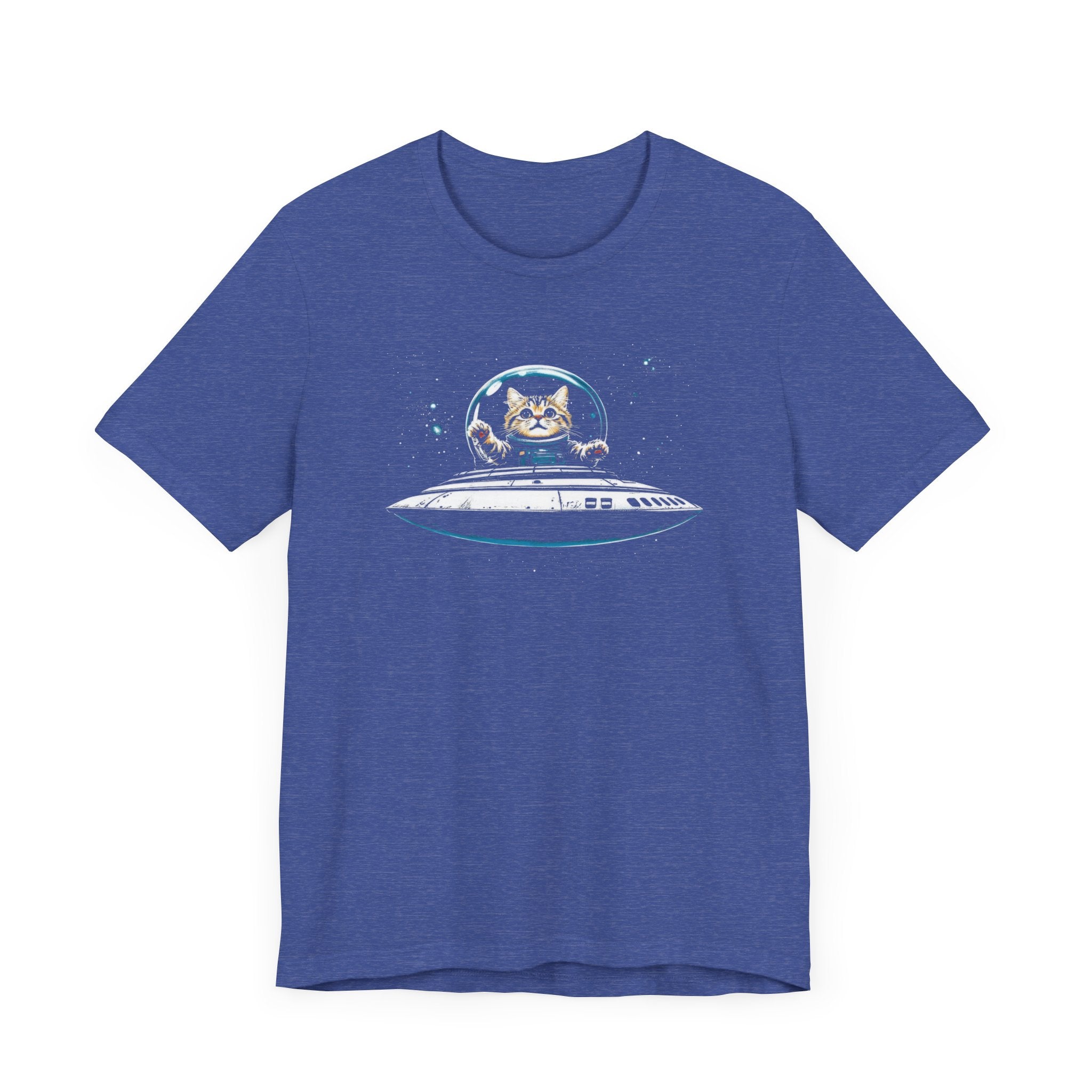 Cat in UFO T-Shirt