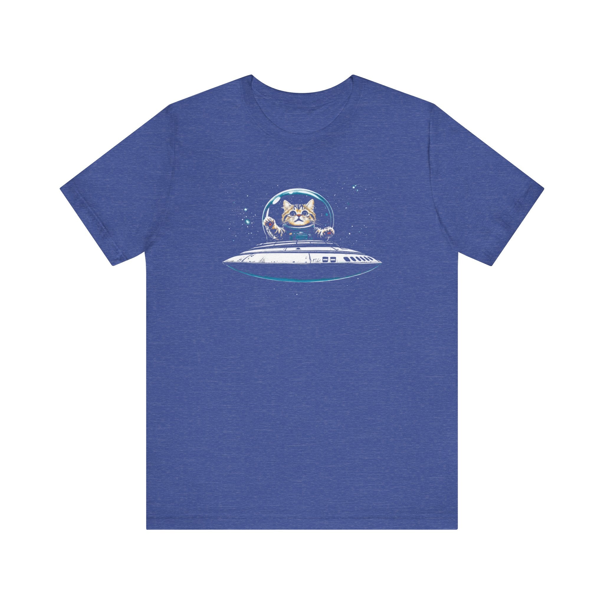 Cat in UFO T-Shirt