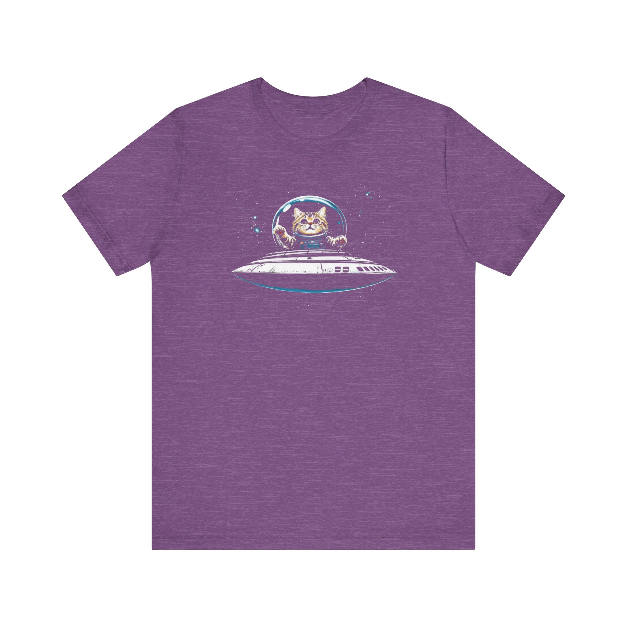 Cat in UFO T-Shirt