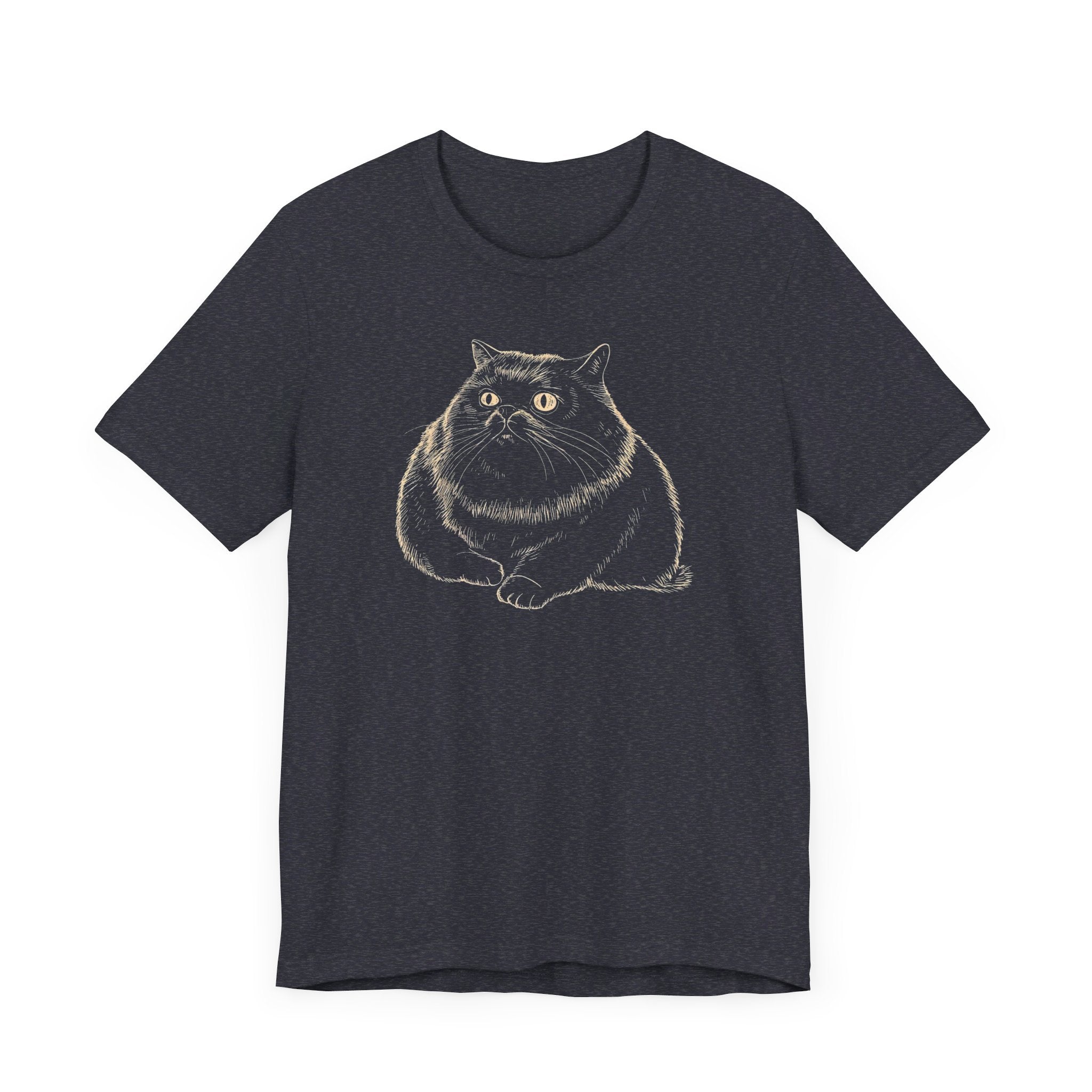 Charming Black Cat T-Shirt – Adorable Feline Lover Tee