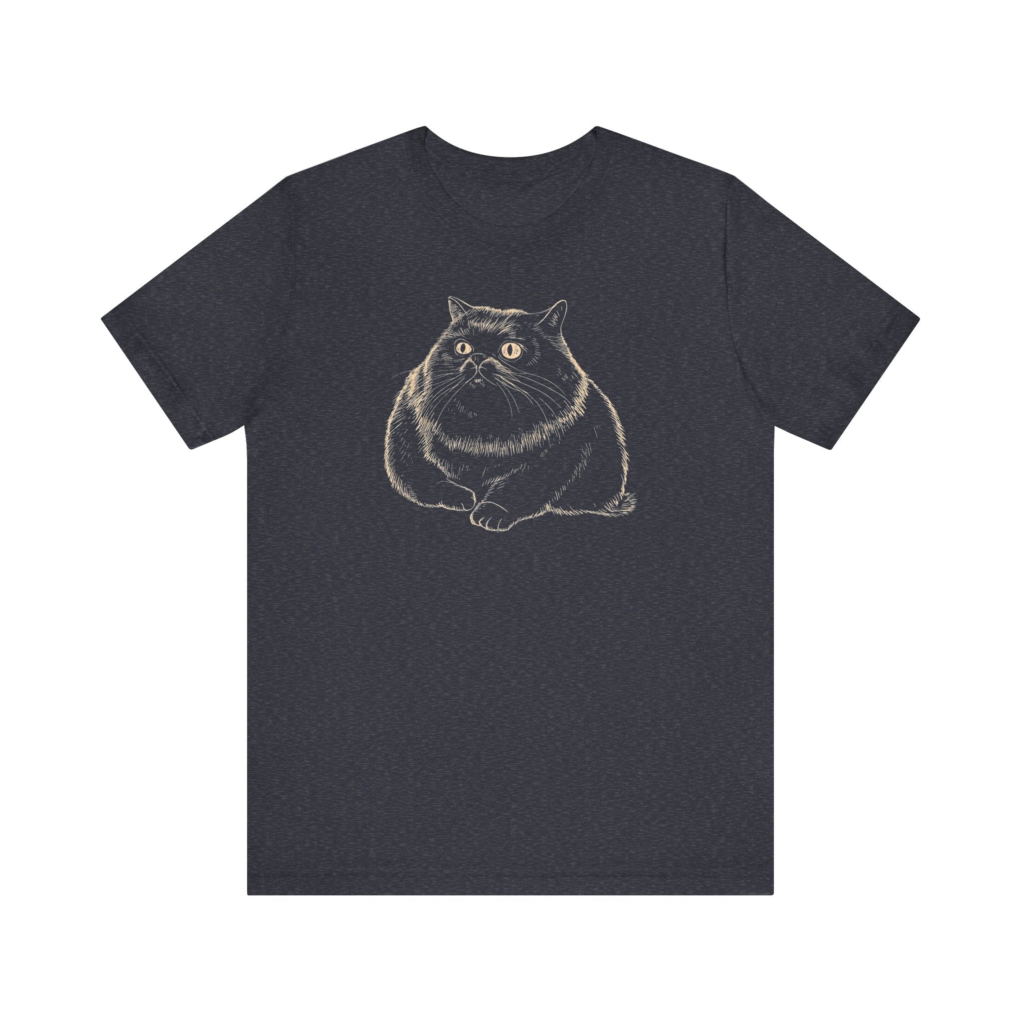 Charming Black Cat T-Shirt – Adorable Feline Lover Tee
